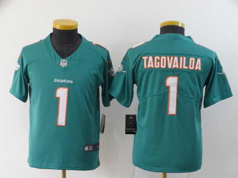 Youth Nike Dolphins 1 Tua Tagovailoa Aqua 2020 NFL Draft First Round Pick Vapor Untouchable Limited Jersey,We sell and wholesale Youth Nike Dolphins 1 Tua Tagovailoa Aqua 2020 NFL Draft First Round Pick Vapor Untouchable Limited Jersey on line form chian!